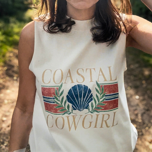 Women's Coastal Cowgirl Heavy Faded Tank Top