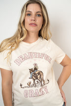 'Beautiful Crazy' Organic Cotton T-Shirt