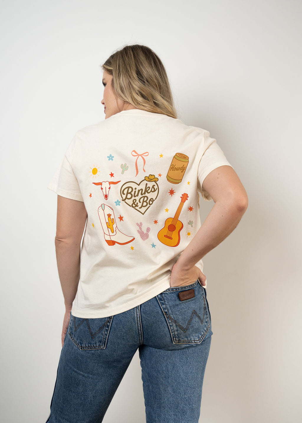 'Binks & Bo Heart' Ladies Fit Tee