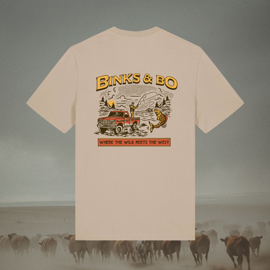 Where The Wild Meets The West Fishing T-Shirt