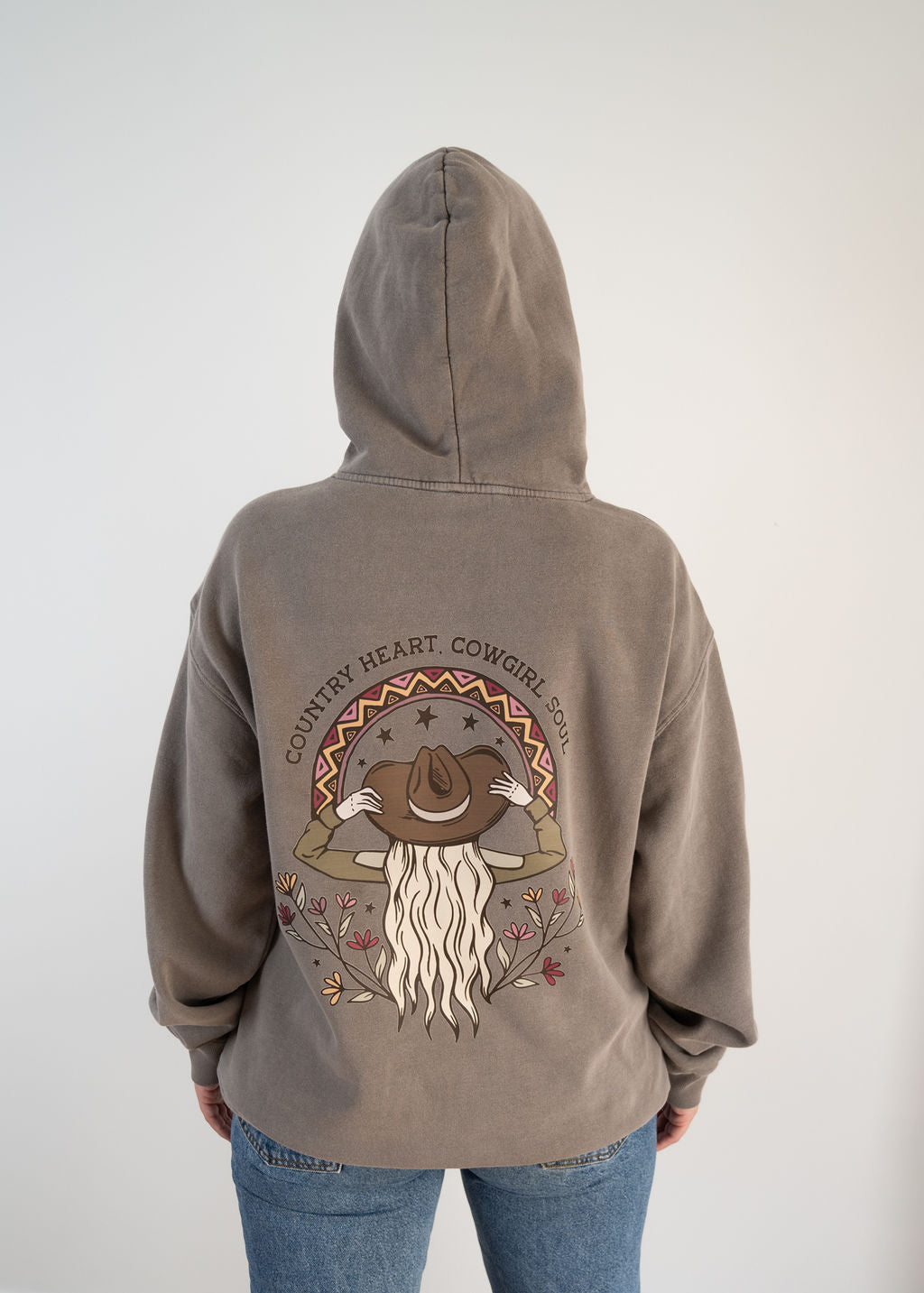 Ladies Country Heart Hoodie