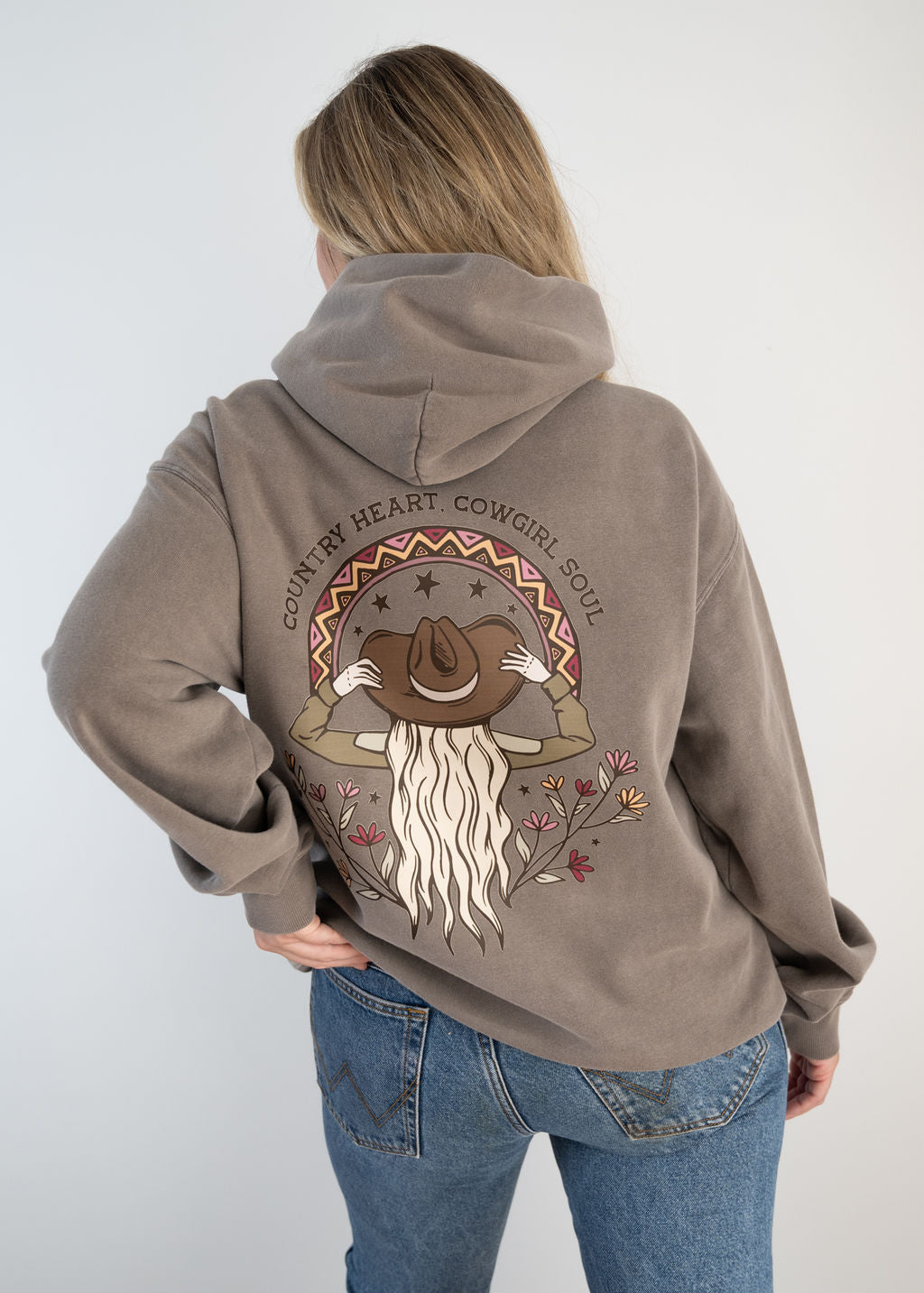 Ladies Country Heart Hoodie