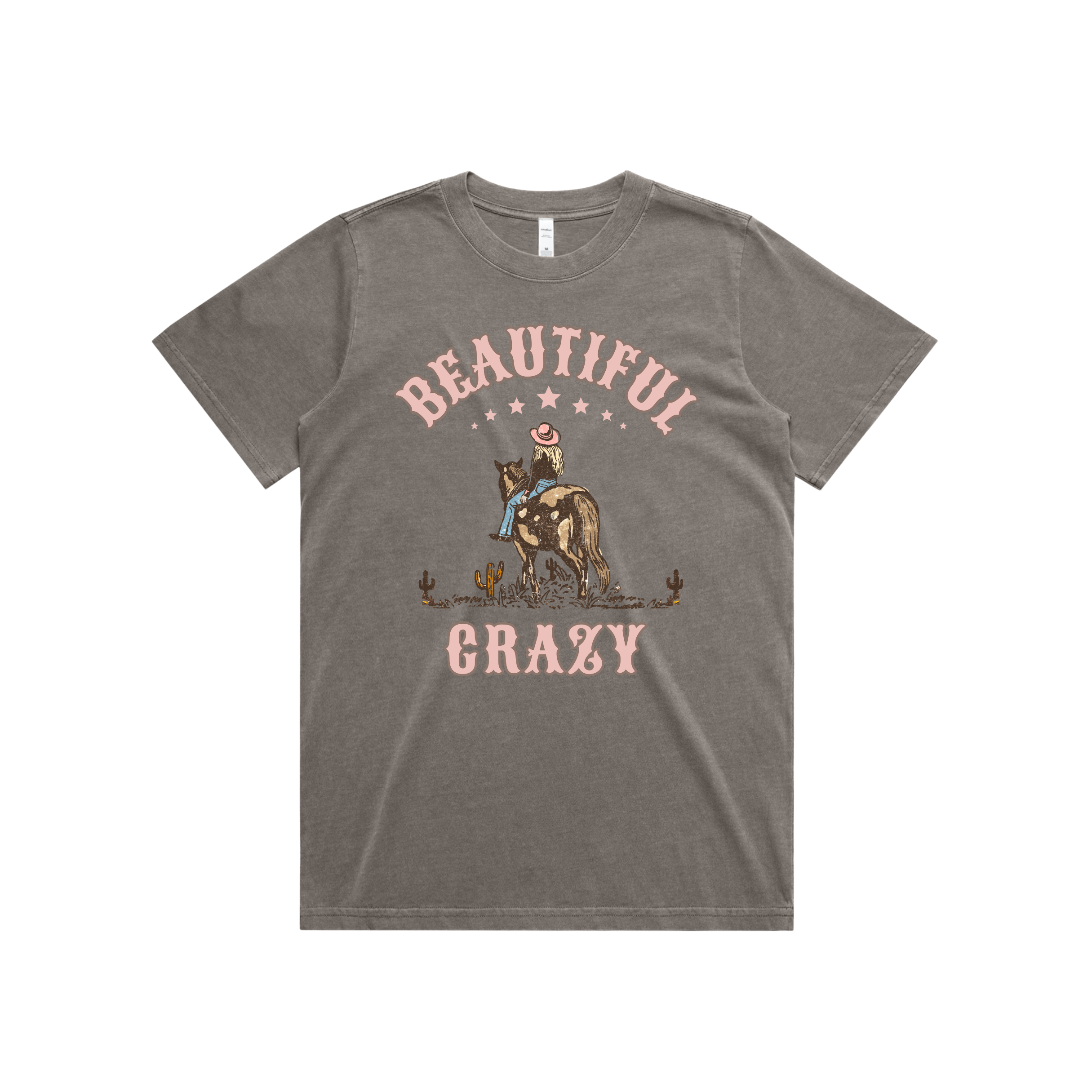 'Beautiful Crazy' Ladies Cowgirl T-Shirt