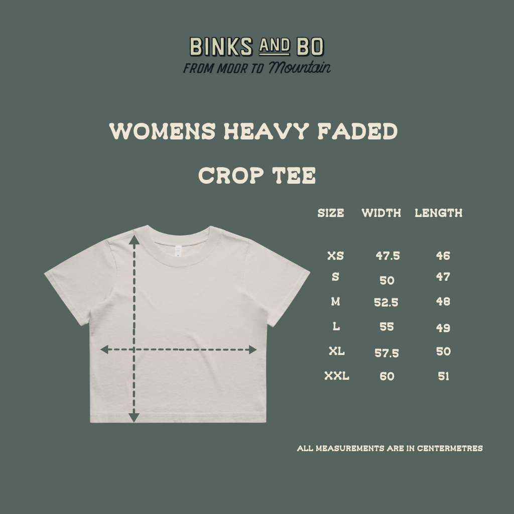 Luck Follow The Brave Faded Crop Tee