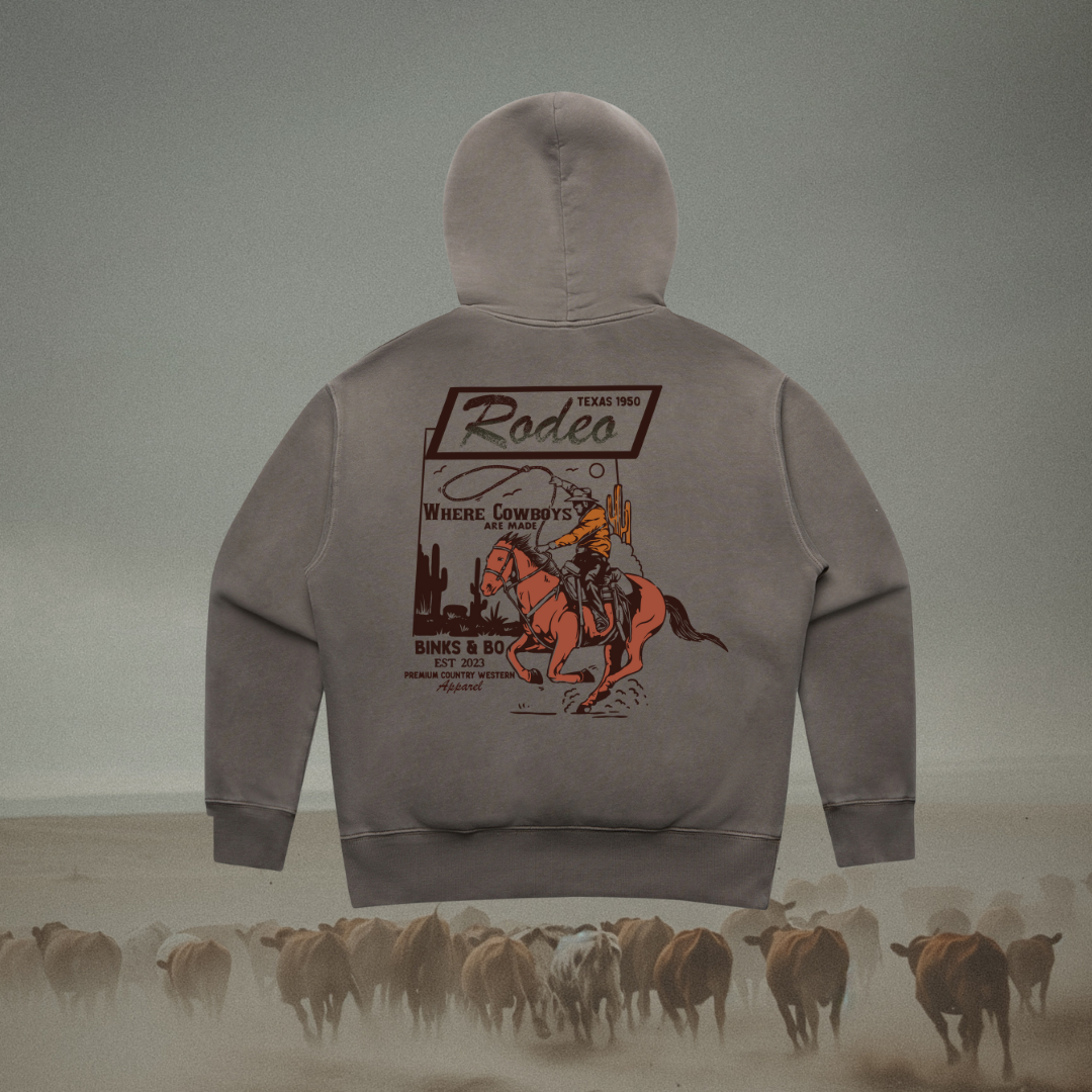Ladies Faded Rodeo Hoodie