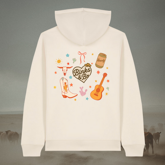 Binks & Bo Heart Print Hoodie