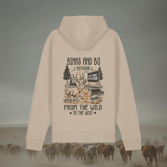 Where The Wild Meets The West Organic Cotton Hoodie