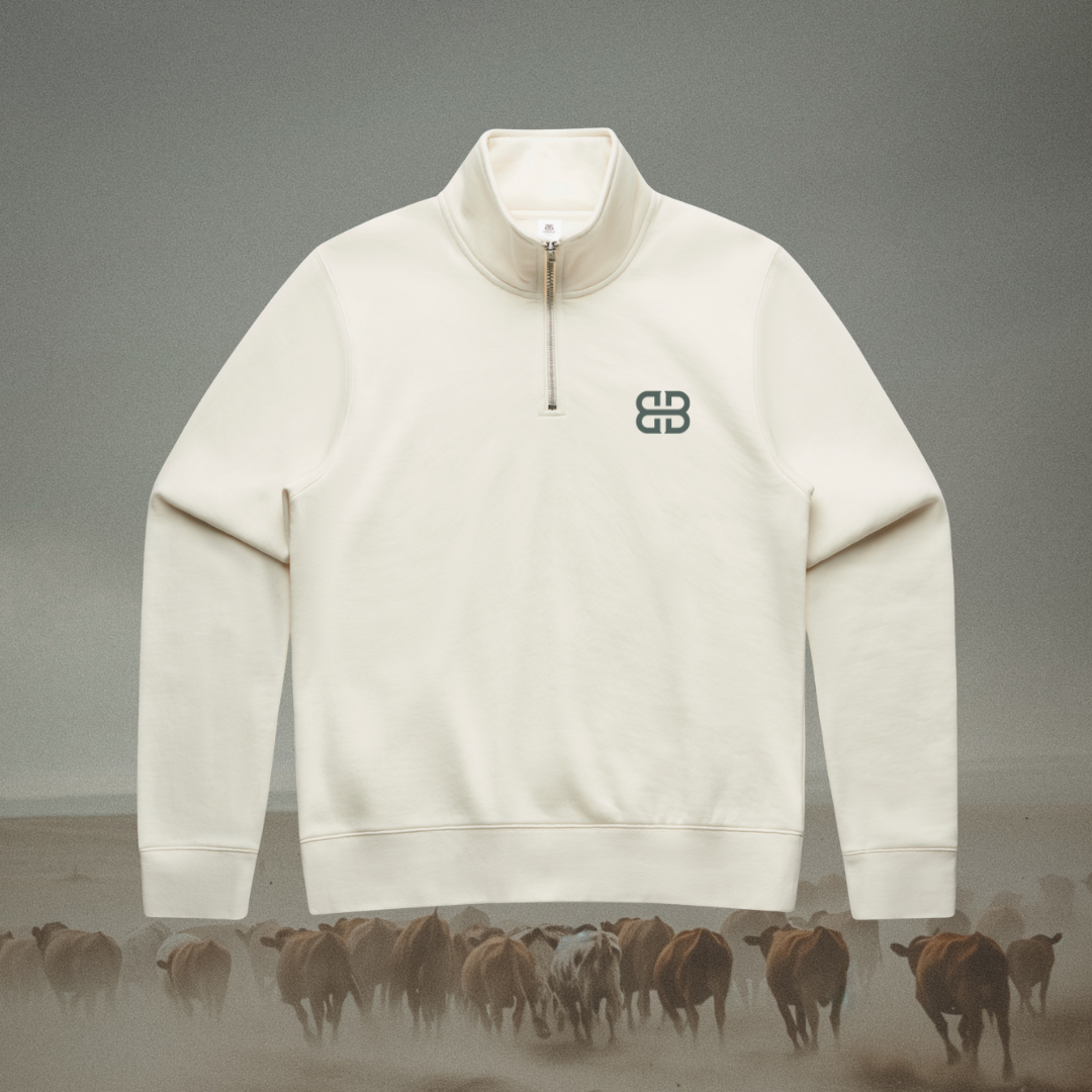 Outta Hand Ladies Quarter Zip Sweater