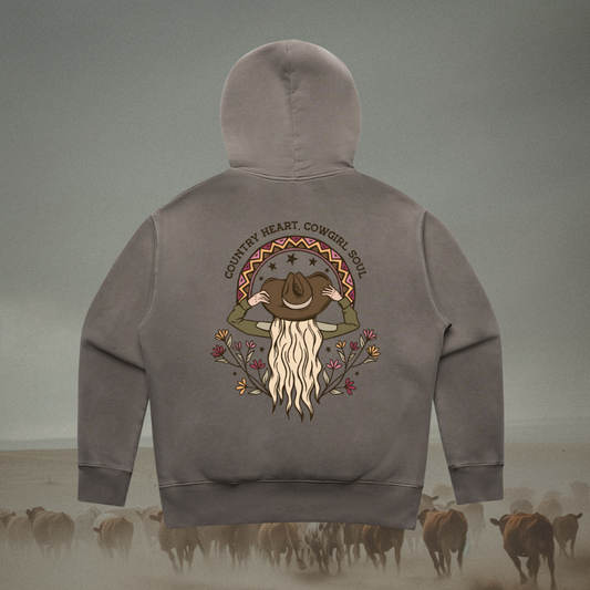 Ladies Country Heart Hoodie
