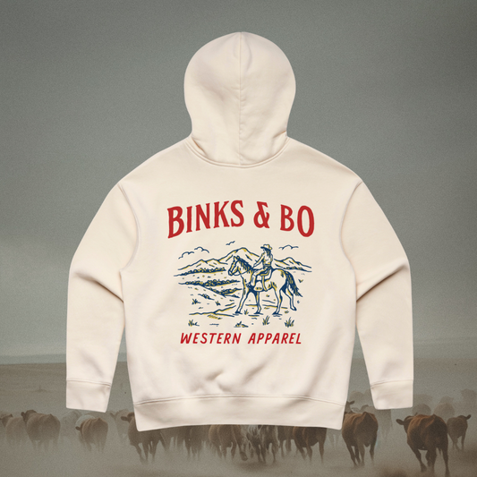 Ladies Faded Western Apparel Hoodie