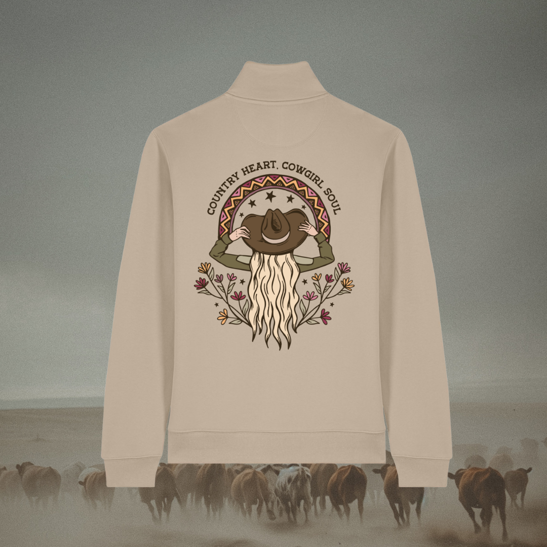 Country Heart, Cowgirl Soul Premium Quarter Zip