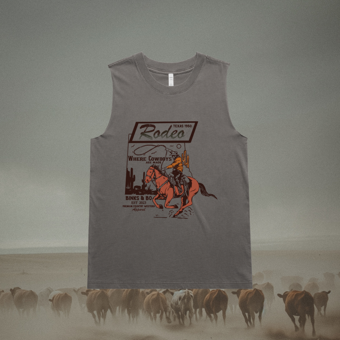 Texas Rodeo Womens Faded Tank