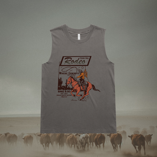 Texas Rodeo Womens Faded Tank