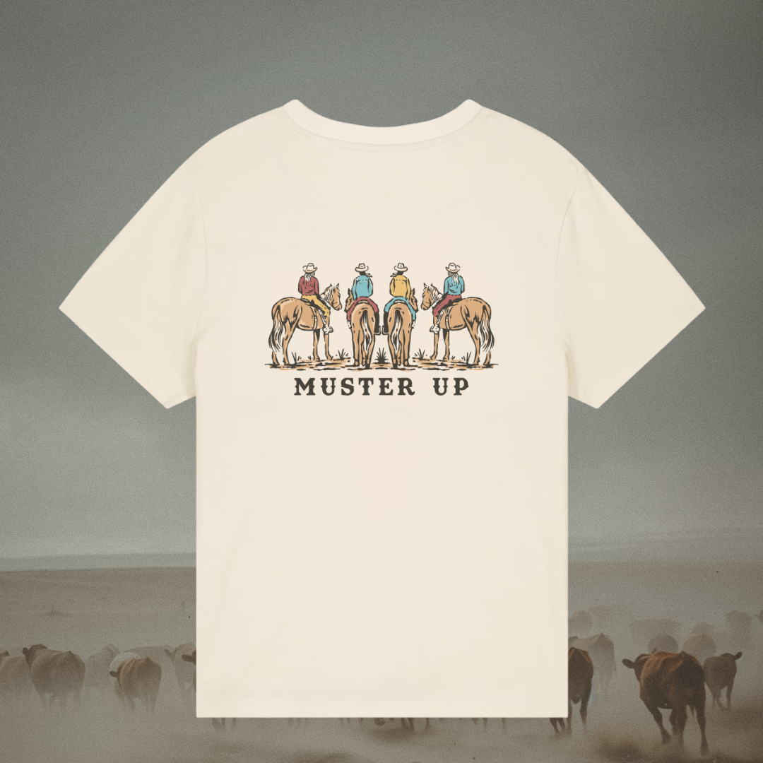 'Muster Up' Ladies Fit Tee