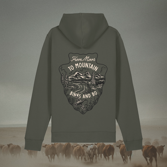 Moor To Mountain Arrowhead Organic Cotton Hoodie