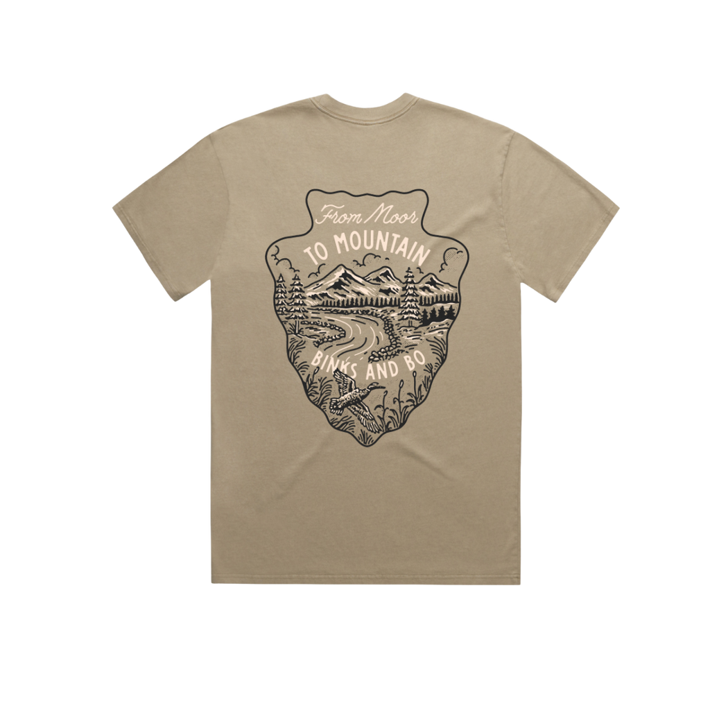 Mens 'Moor to Mountain Arrow Head' T-Shirt