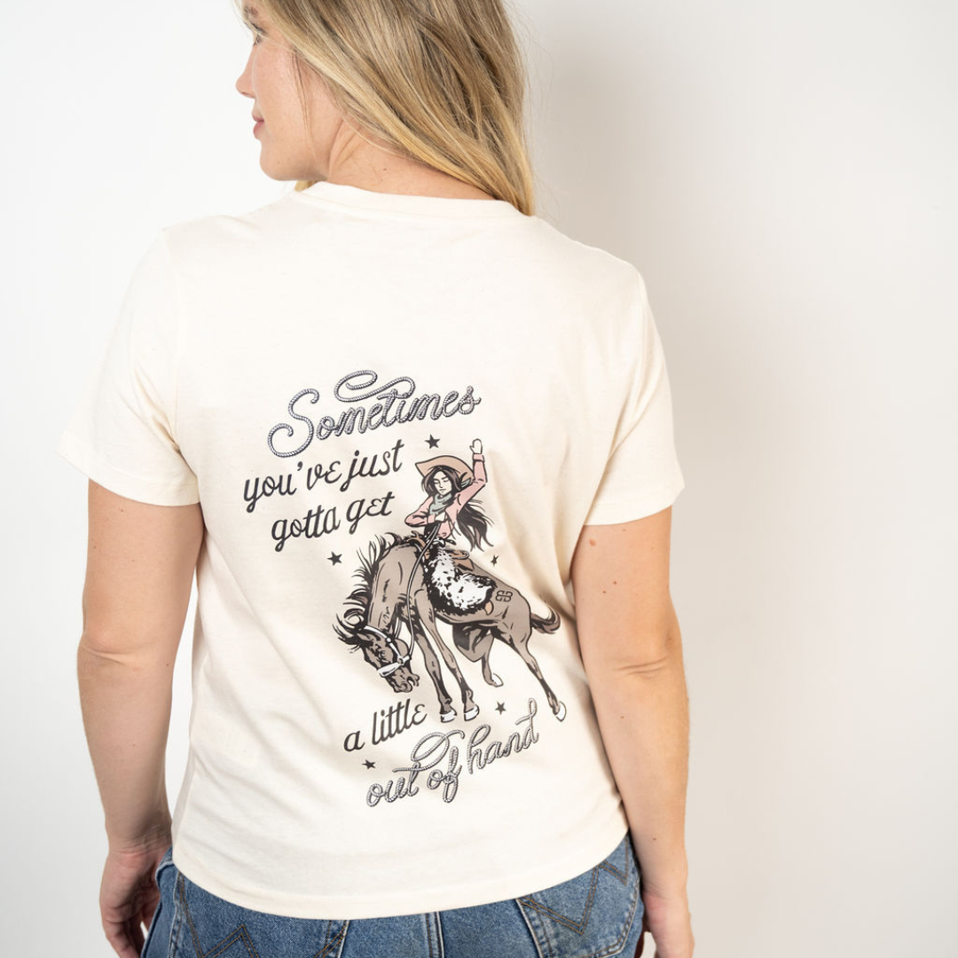 Outta Hand Organic Cotton Ladies Tee