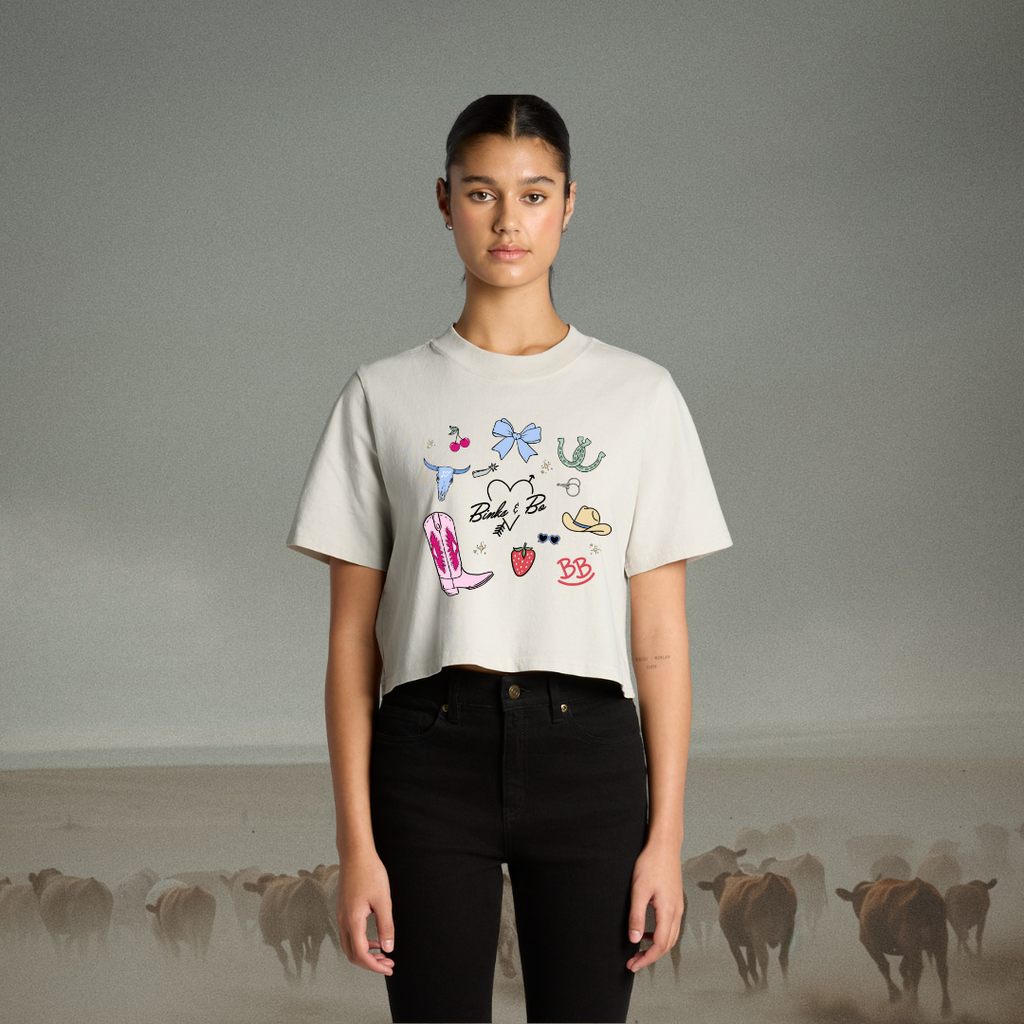Summer Cowgirl Crop Tee