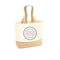 Jute Base Canvas Tote