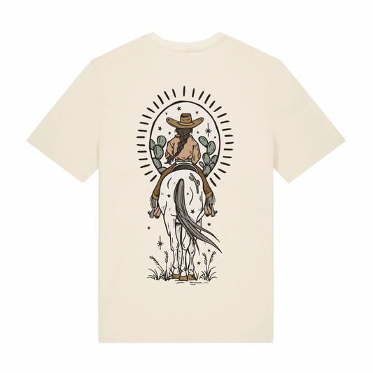 'Boho Cowgirl' Organic Cotton T-Shirt