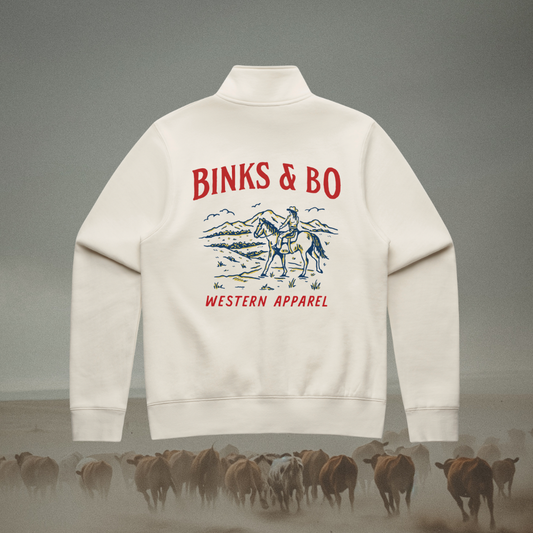 Western Apparel Ladies 1/4 Zip Sweater