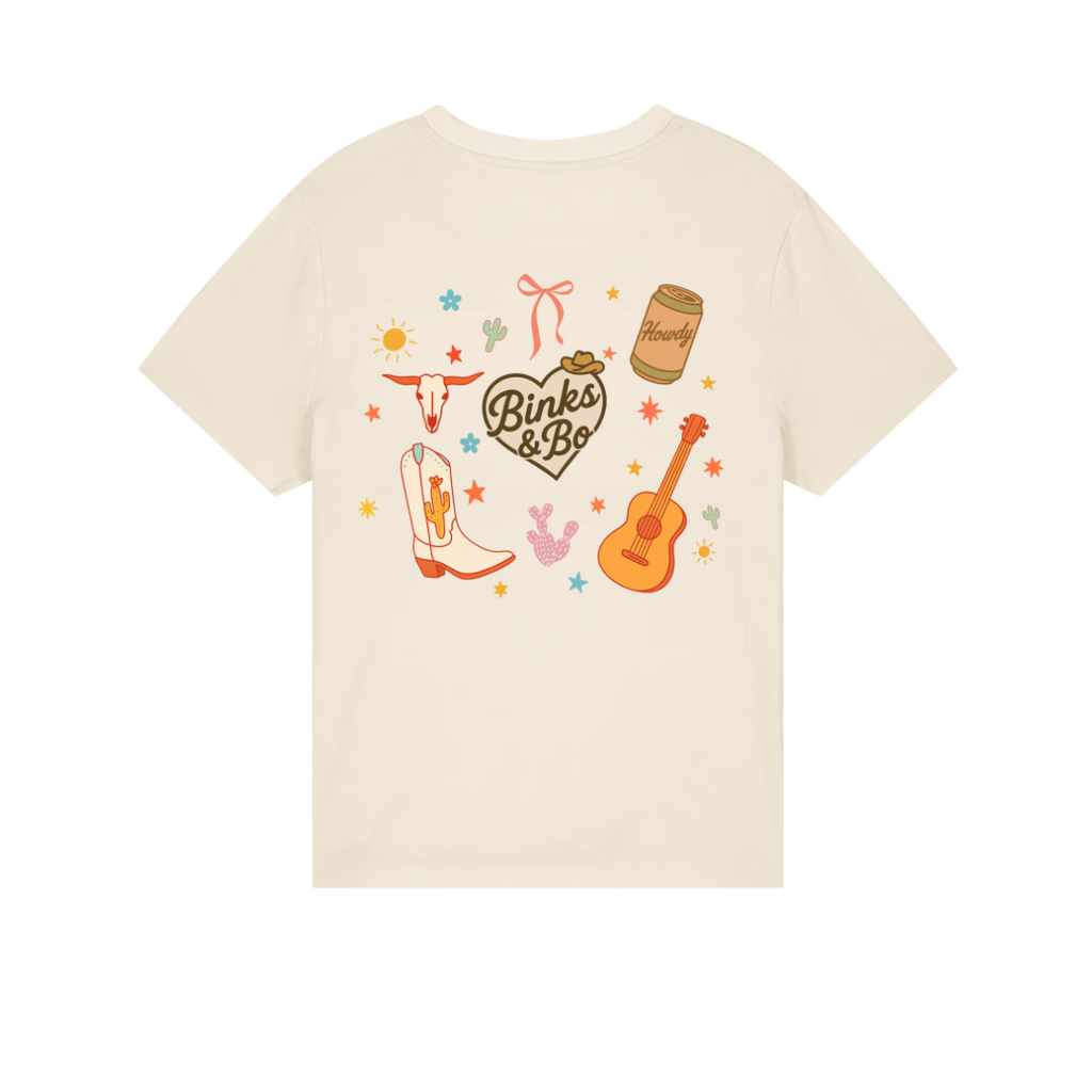 'Binks & Bo Heart' Ladies Fit Tee