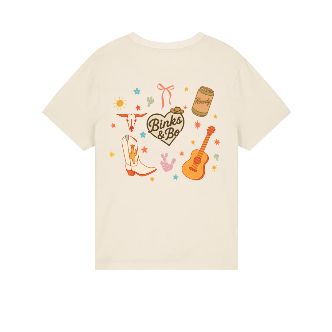 'Binks & Bo Heart' Ladies Fit Tee