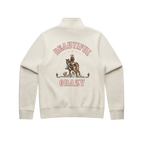 Beautiful Crazy Ladies Quarter Zip Sweater - Premium Cotton