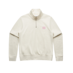 Beautiful Crazy Ladies Quarter Zip Sweater - Premium Cotton