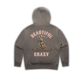 Ladies Faded 'Beautiful Crazy' Hoodie
