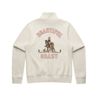 Beautiful Crazy Ladies Quarter Zip Sweater - Premium Cotton