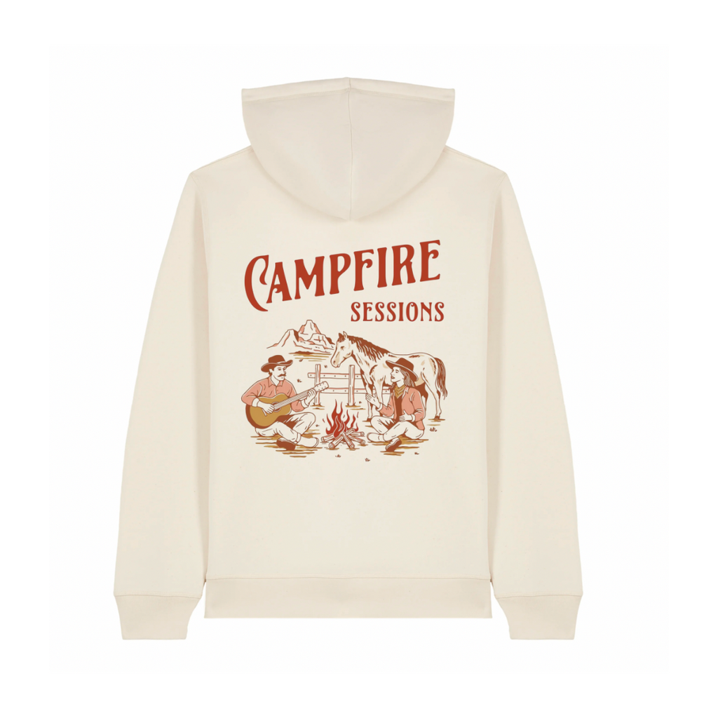Campfire Session Unisex Organic Cotton Hoodie