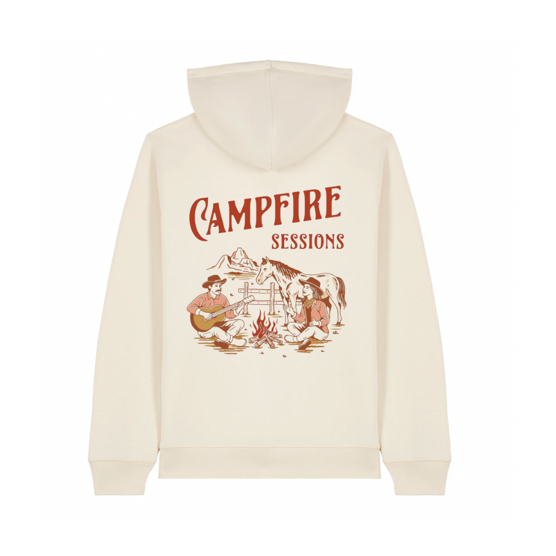 Campfire Session Unisex Organic Cotton Hoodie