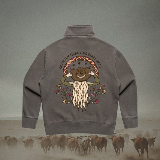 Country Heart Ladies Quarter Zip SALE