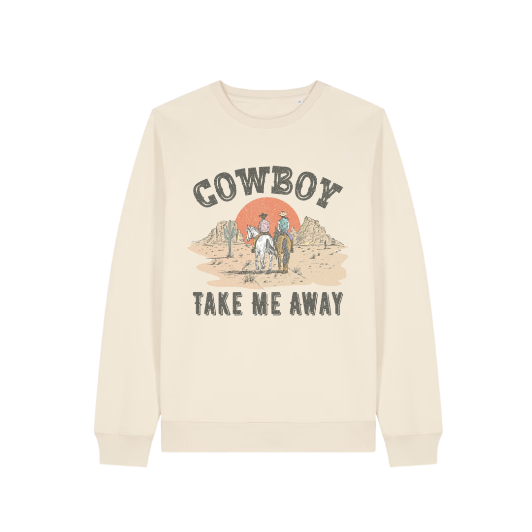 'Cowboy Take Me Away' Organic Cotton Sweater
