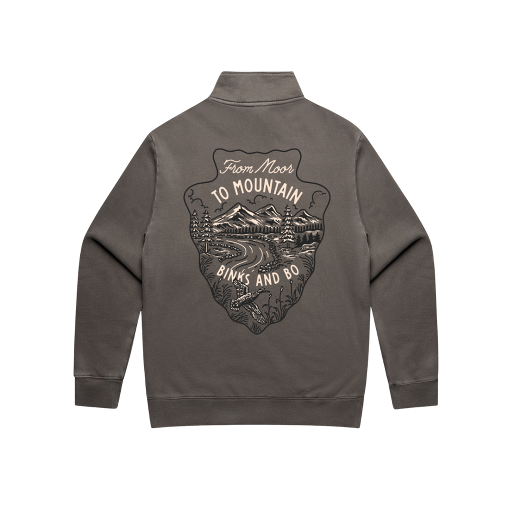 Mens 'Moor to Mountain Arrowhead' Quarter Zip