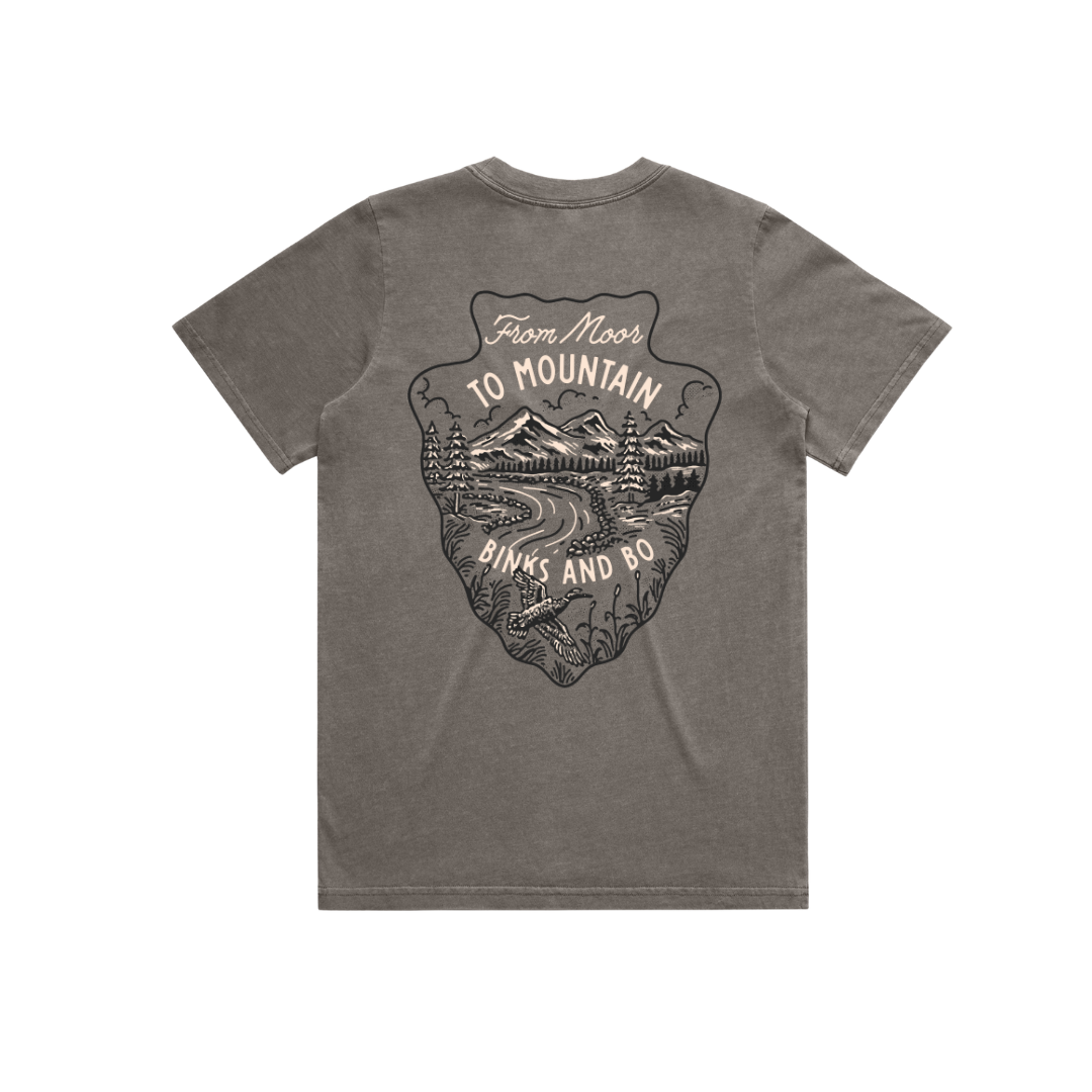 Mens 'Moor to Mountain Arrow Head' T-Shirt