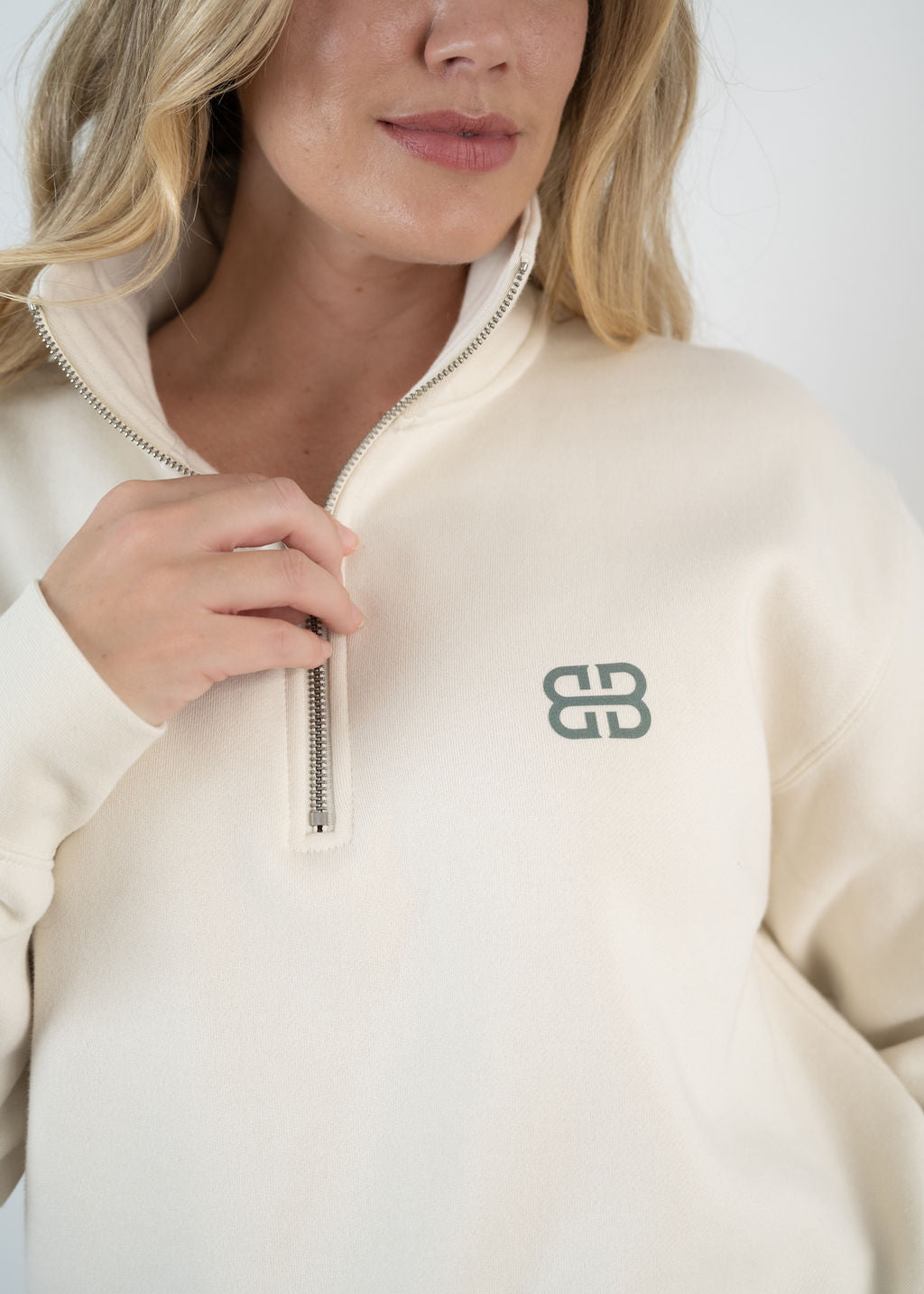 From Moor To Mountain Ladies Quarter Zip Sweater