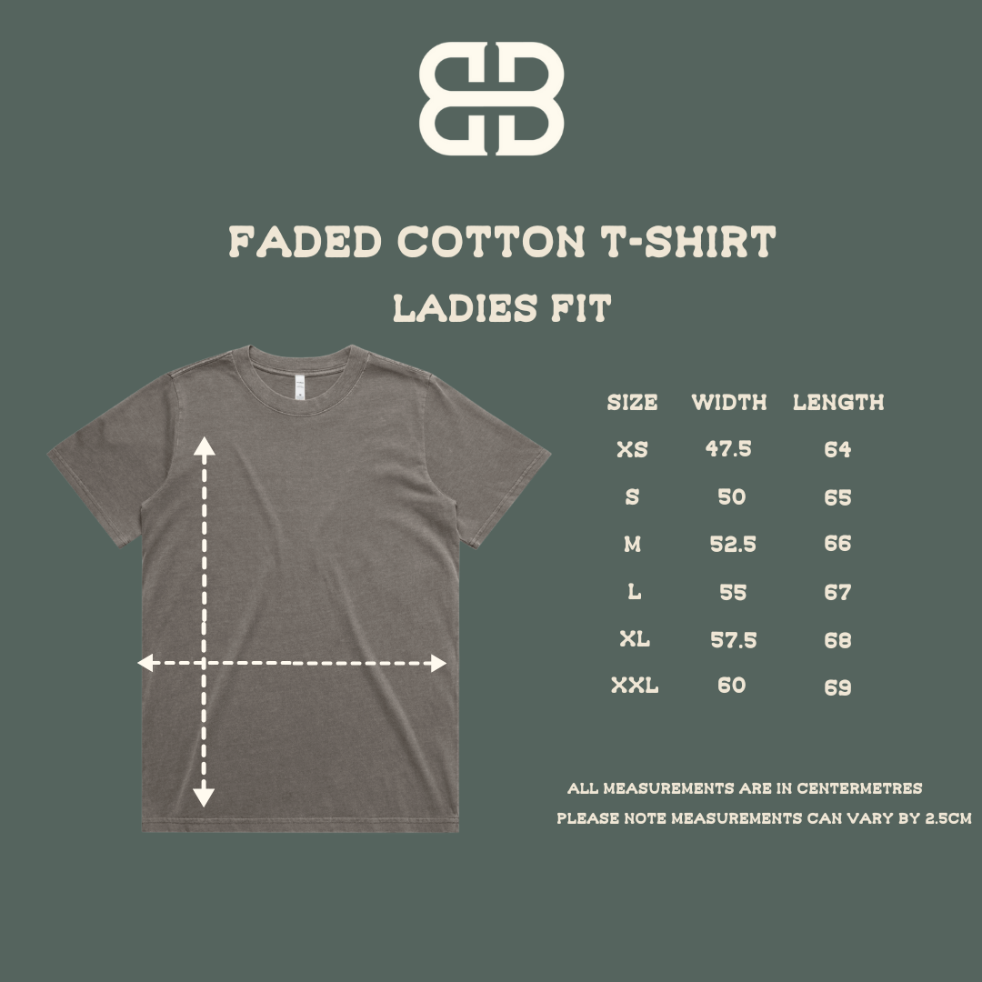 Luck Follows The Brave Faded T-Shirt