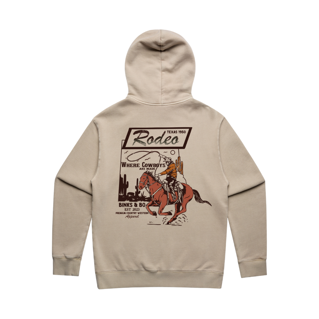 Mens Faded Rodeo Hoodie