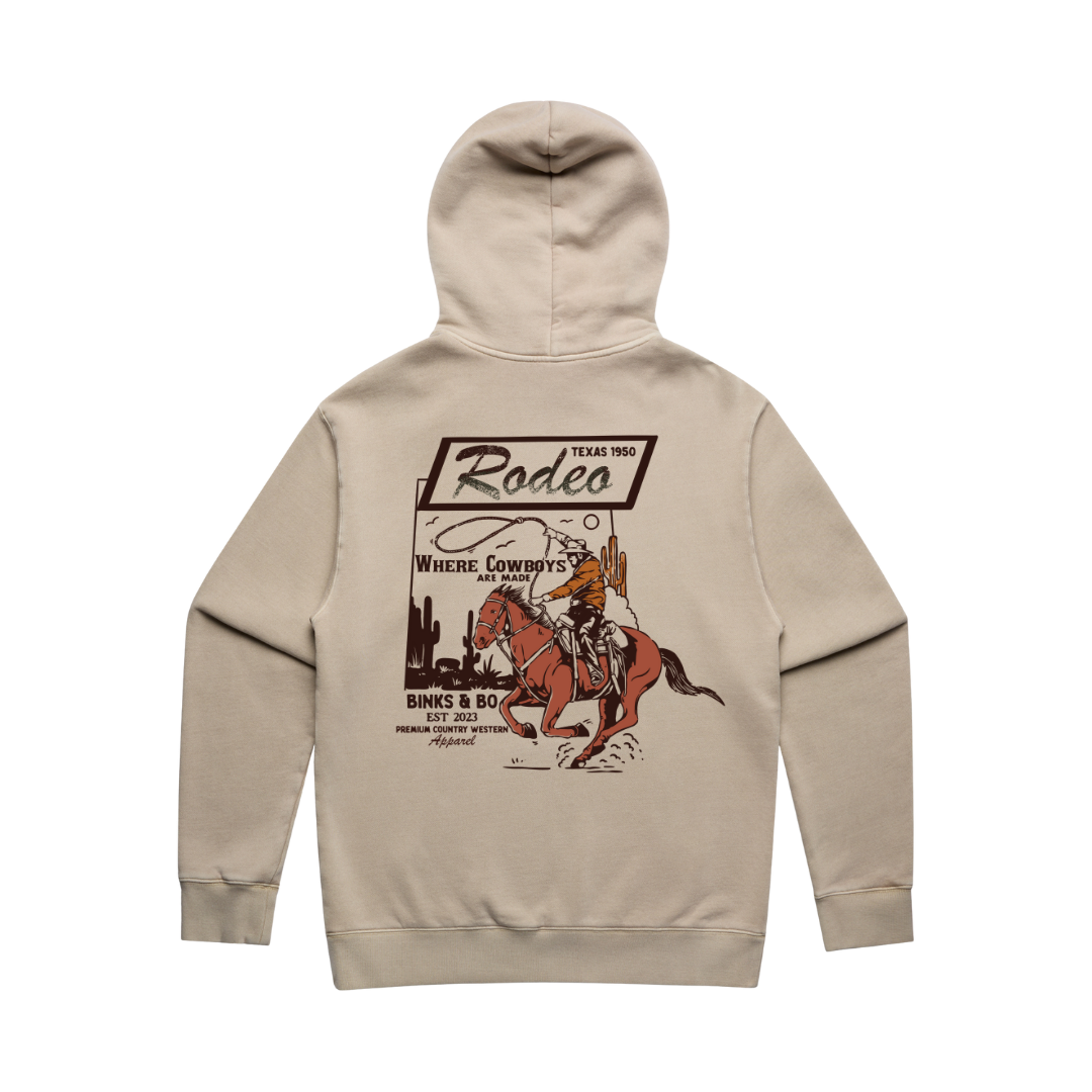 Mens Faded Rodeo Hoodie