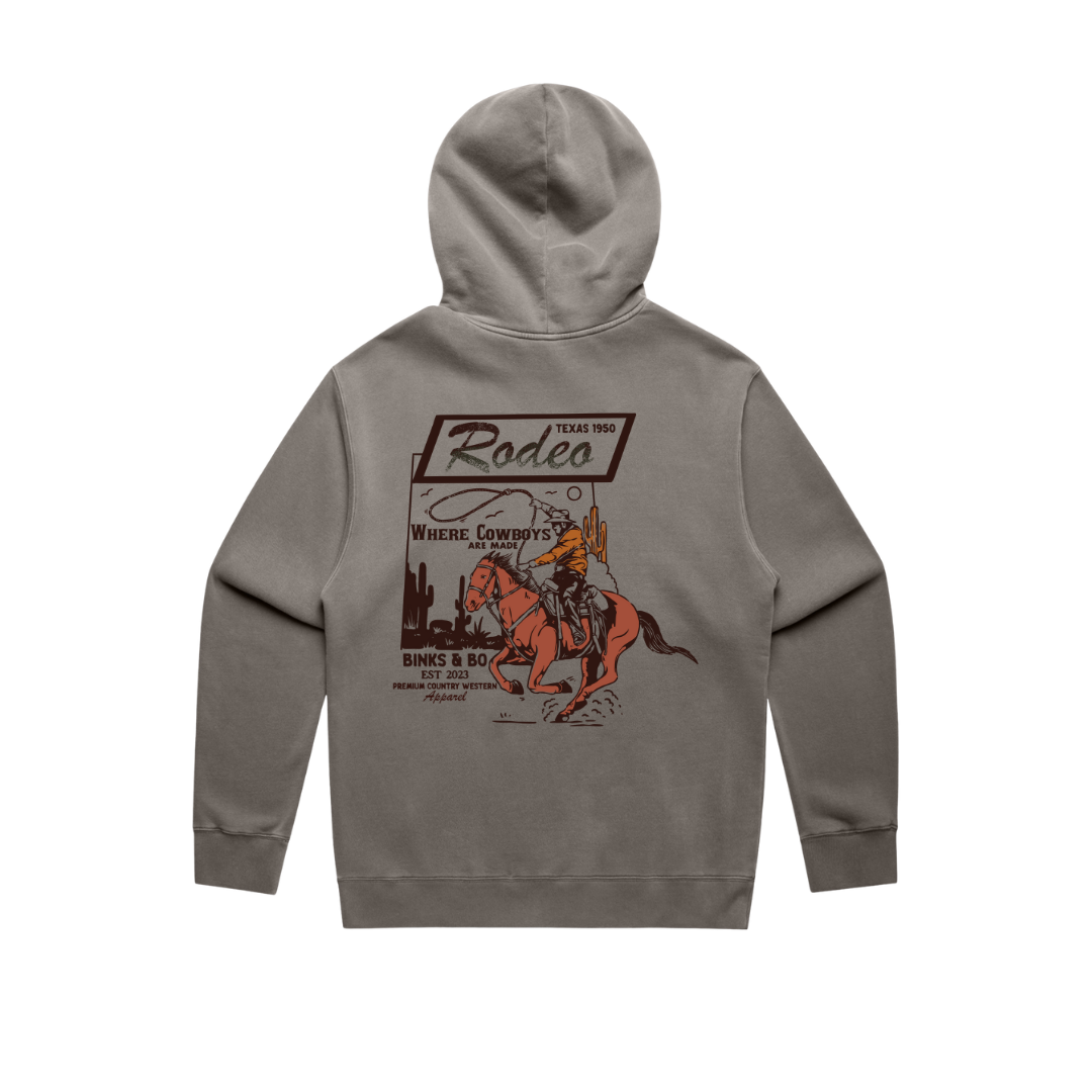 Mens Faded Rodeo Hoodie