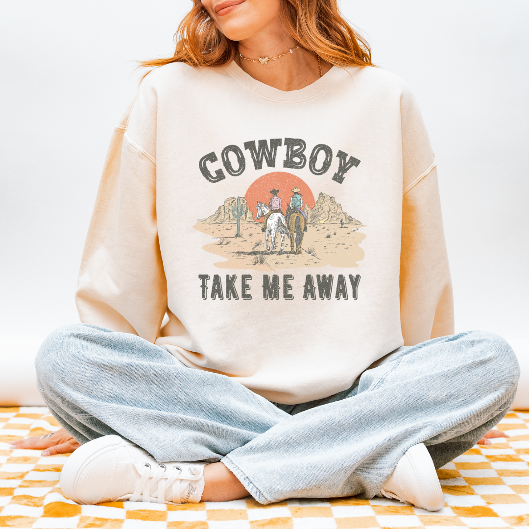 'Cowboy Take Me Away' Organic Cotton Sweater