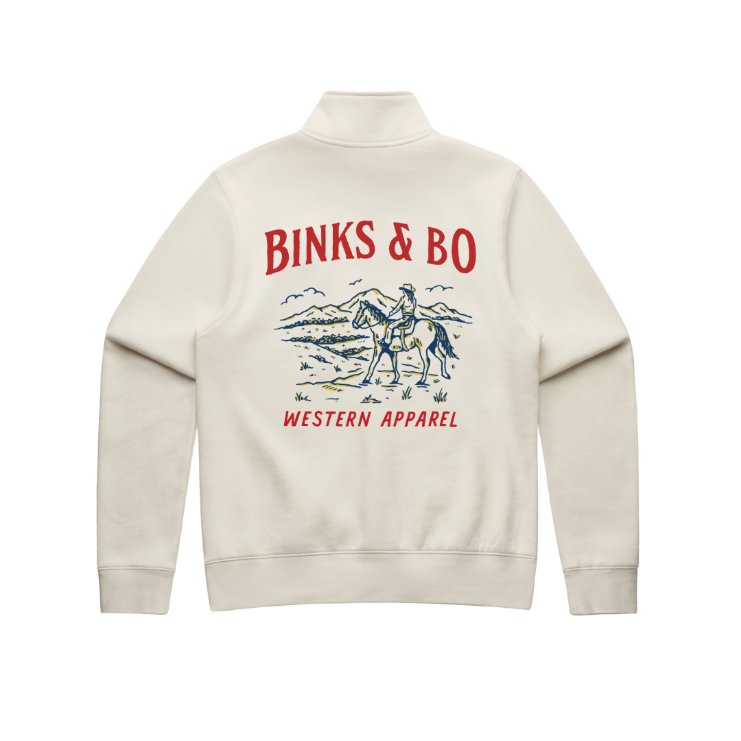 'Western Apparel' Ladies Quarter Zip Sweater